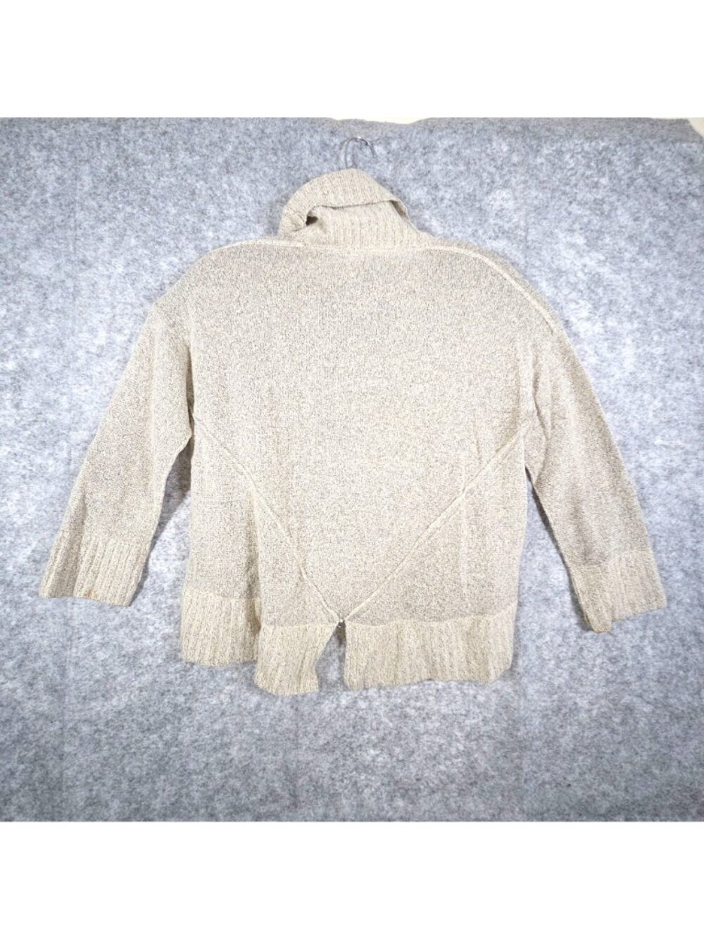 Brochu Walker Carrie Alpaca Turtleneck Sweater S Gray Quiet Luxury Office - Picture 5 of 9